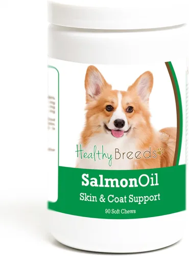 Vista 399 de Healthy Breeds Affenpinscher - Masticables suaves de aceite de salmón, 90