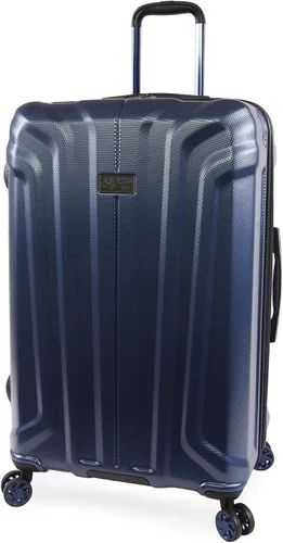 Vista 4 de Original Penguin Gibson - Juego de maleta expandible de 3 piezas con ruedas giratorias, color azul metálico, Azul metálico, Gibson - Juego de 3