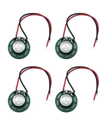 Vista 7 de Altavoz de 1 pulgada 26mm 8 ohmios 0.5 W máx. con cables de 4 pulgadas para proyectos de bricolaje