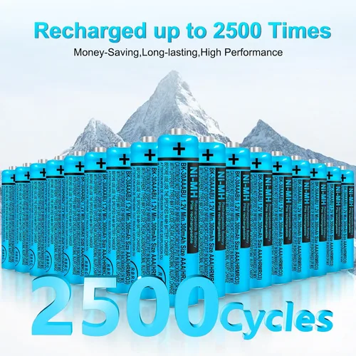 Vista 2 de Batería recargable 300mah 1.2V del AAA de NI-MH para los teléfonos