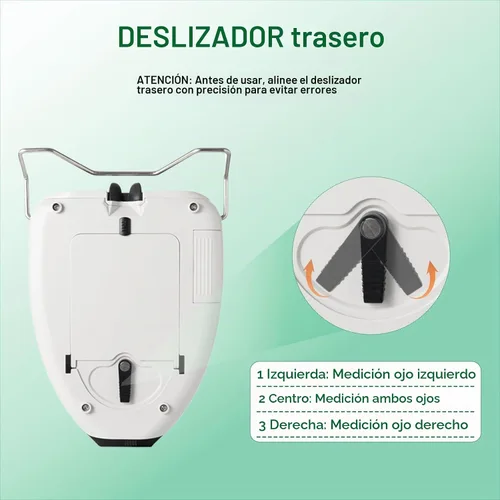 Vista 6 de Medidor de distancia pupilar digital óptico medidor de Pd Led Pupilómetro Herramienta de medición de distancia interpupilar Equipo oftálmico