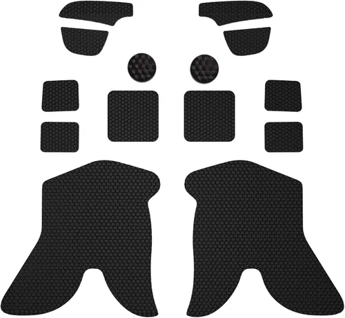 Vista 2 de PlayVital Professional Textured Soft Rubber Pads Handle Grips for Steam Deck LCD & OLED, Trackpads Skin Grip Enhancement Back Button Protective