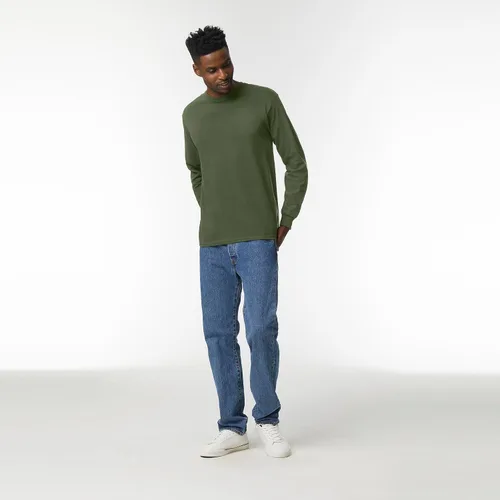 Vista 181 de Gildan - Camiseta de manga larga de algodón ultra estilo G2400 para adultos, paquete múltiple