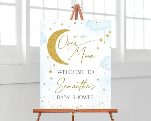 Vista 16 de Letrero de bienvenida con texto en inglés "Oh Boy Safari Animals Baby Show", cartel de bienvenida para baby shower, cartel de bienvenida para baby
