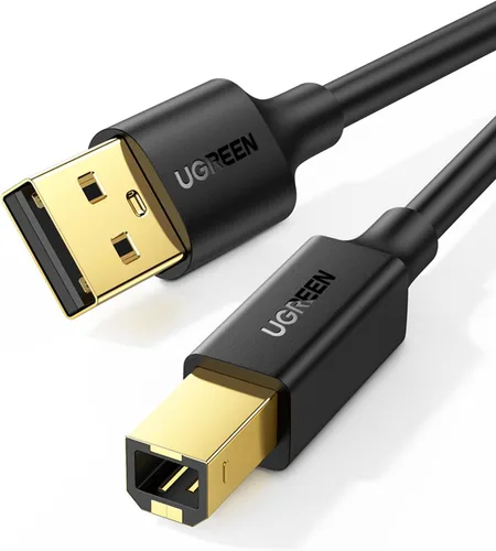 Vista 10 de UGREEN - Cable de impresora USB A a USB B de 5 pies - Alta velocidad para HP, Canon, Brother, Samsung, Dell, Epson, Lexmark, Xerox y más 480Mbps
