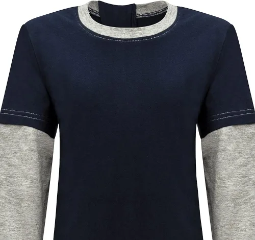 Vista 6 de Ropa adaptativa especial de los niños para los niños con las necesidades especiales, mono corto de la espalda de la cremallera de la pierna