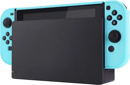 Vista 7 de eXtremeRate PlayVital Back Cover for Nintendo Switch Console NS Joycon Handheld Separable Protector Hard Shell Soft Touch Dockable Protective Case