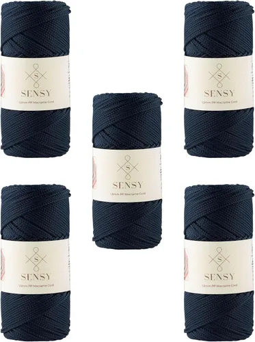 Vista 112 de Sensy Premium Cuerda de Poliéster 1.5mm (0.059 pulgadas) 164 Yardas Cuerda de Polipropileno 100% Cuerda de Macramé 1.5mm Cuerda para Bolsa