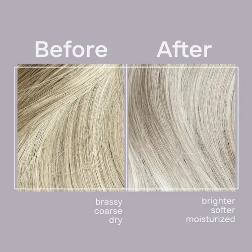 Vista 2 de Jhirmack Silver Brightening Purple Shampoo Set de 4 para todo tipo de cabello plateado, gris y rubio