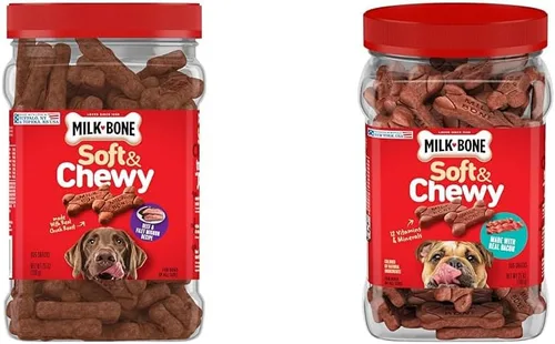 Vista 22 de Milk-Bone Golosinas suaves y masticables Mini para perros, pollo, 18 onzas Hechas con pechuga de pollo real