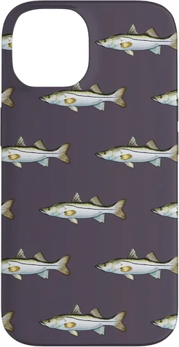 Vista 4 de Grey Snook Pattern Saltwater Fish Case for iPhone 17
