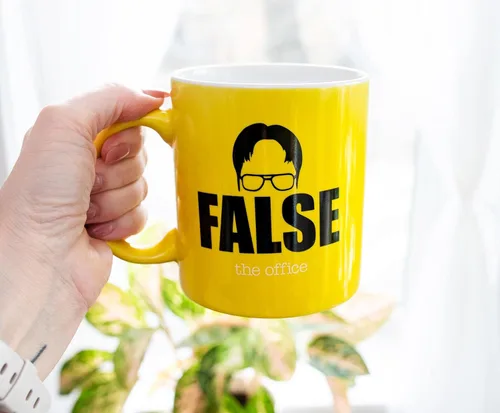 Vista 6 de The Office Dwight Schrute Shirt Taza de cerámica Taza de café grande para expreso, cafeína, bebidas, artículos esenciales para el hogar