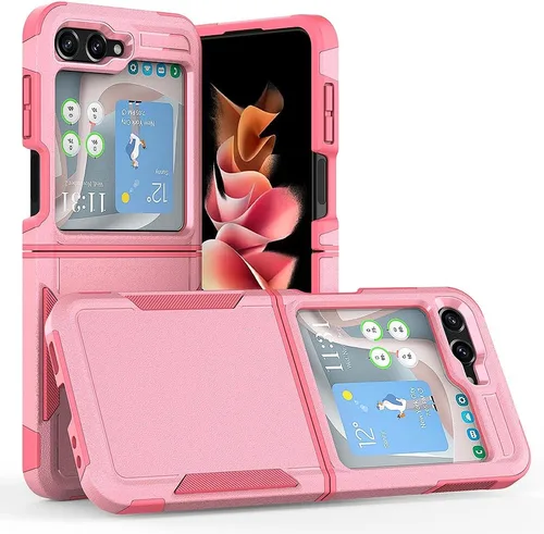 Vista 73 de Funda WOGROO para Samsung Galaxy Z Fold 4 - Funda protectora para teléfono a prueba de golpes, duradera, negra