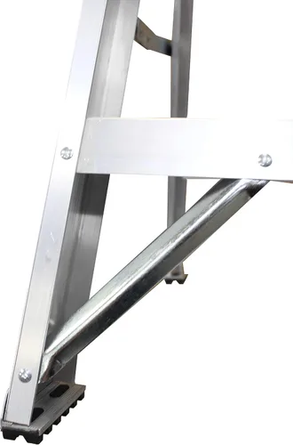 Vista 6 de LITE Taburete de aluminio de 2 pies industrial, capacidad de carga de 300 libras, tipo IA, LP-2011-02