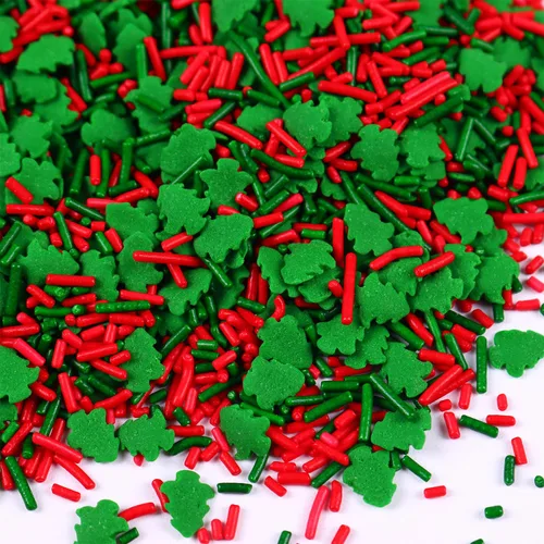 Vista 15 de Gránulos comestibles de Nonpareils azules y blancos de 2mm, mini perlas para decorar pasteles, caramelos de azúcar, galletas, magdalenas