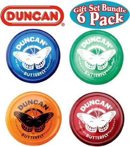 Vista 2 de Duncan Yo-Yo - Juego de regalo de mariposa - Paquete de 6 (colores surtidos)