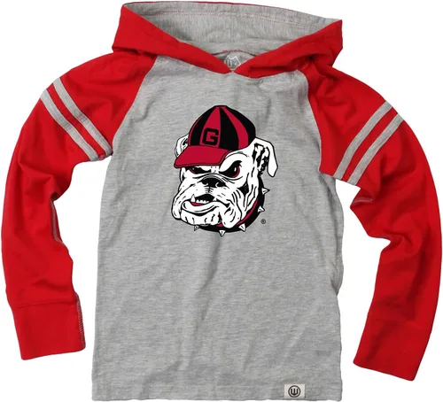 Vista 12 de Wes and Willy - Sudadera con capucha de manga larga para niños de universidad con rayas