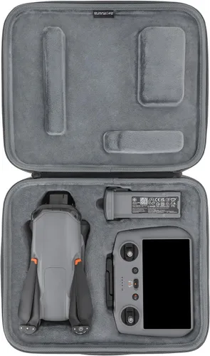 Vista 6 de Coyktonty - Funda de transporte para DJI AIR 3/Mini 4 Pro, bolsa de almacenamiento para controladores DJI RC2/RC-N2, funda de accesorios para drones