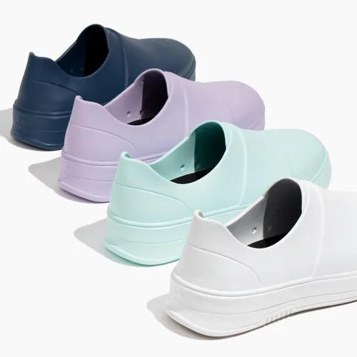 Vista 6 de Gales Frontline - Zapatos de enfermería para mujeres y hombres, ligeros, cómodos, antideslizantes, impermeables, fáciles de limpiar, calzado