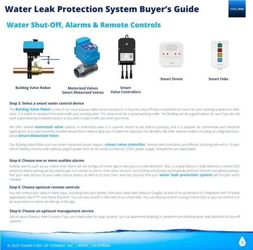 Vista 6 de YoLink Detector de Fugas de Agua, 1/4 Milla el Alcance más Largo del Mundo, Sensor Inteligente Inalámbrico de Fugas de Agua, Alexa, IFTTT, Hub