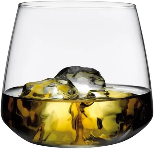 Vista 8 de NUDE GLASS NUDE - Juego de 4 vasos de whisky Hemingway de 11.25 onzas, sin plomo, cristal anticuado