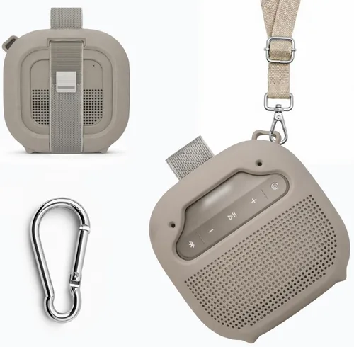 Vista 6 de alltravel Funda de silicona para altavoz Bluetooth portátil Bose SoundLink Micro (2.ª generación)