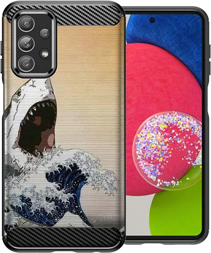 Vista 10 de CasesOnDeck Funda compatible con Samsung Galaxy A23 5G / A23 - Funda de TPU flexible y suave y ajustable con protección contra golpes