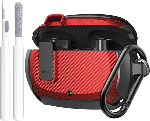 Vista 15 de Compatible con funda para Beats Studio Buds/Buds+ 2021/2023, [Bloqueo seguro] Funda protectora Cool Beats Studio Buds Plus para hombres y mujeres