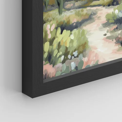Vista 5 de SIGNWIN Póster enmarcado Joshua Tree Desert Landscape Cactus, Naturaleza silvestre, ilustraciones modernas, arte decorativo, floral, botánico