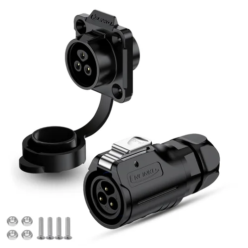 Vista 19 de CNLINKO Conector Circular de Panel IP68 M16 de Plástico de 3 Pines Macho y Hembra Eléctrico Impermeable Arnés de Cables Automático Soldadura