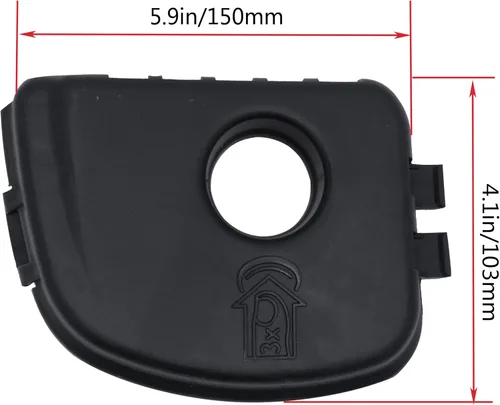 Vista 4 de 595660 Filtro de aire de repuesto para cubierta Filtro de aire 799579 Kit 594281 Bombilla de cebador 08P602 09P602 MTD troy Bilt Motores Cortacésped