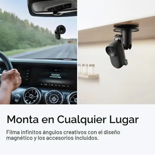 Vista 4 de Cámara de acción Insta360 GO 3S 4K Edición Estándar - Negro Medianoche, 128GB