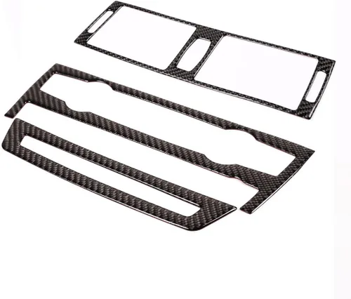 Vista 8 de Ajuste para BMW X5 X6 E70 E71 2008-2013 Función de ajuste de consola central Adhesivo decorativo de panel + Navegación y salida de aire, adhesivo
