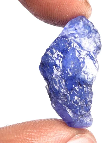 Vista 3 de GEMHUB Zafiro en bruto certificado natural Zafiro azul de 18.20 quilates sin calentar Cristal curativo de piedras preciosas sueltas DP-756, Gema