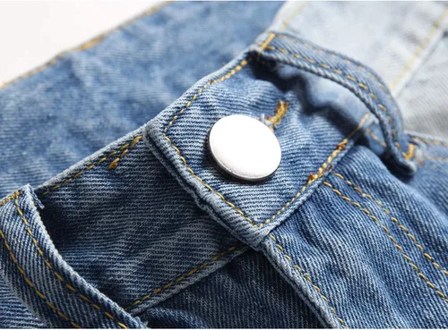 Vista 8 de Jeans rasgados para hombre, ajustados, ajuste regular, pierna cónica, desgastados, pantalones de mezclilla para hombre con agujero