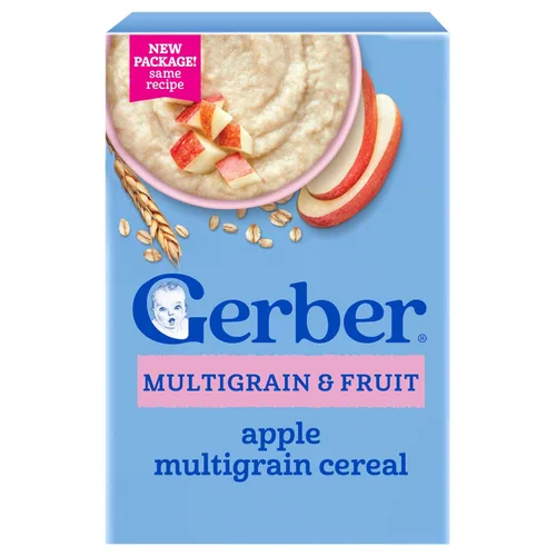 Vista 17 de Gerber Cereal de avena con plátano y fresa, 8 onzas, paquete de 5