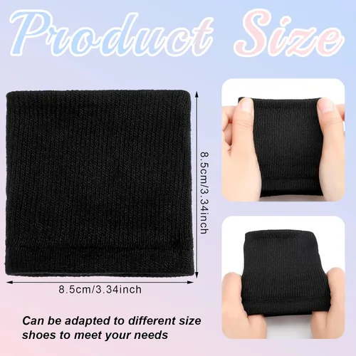 Vista 4 de Haysandy Dance Shoe Covers Over Sneakers Dance Shoe Covers Socks on Smooth Floors for Dancer Women Men Adults
