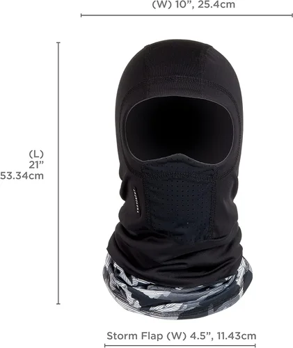 Vista 4 de Turtle Fur quattroClava with Storm Flap Comfort Shell Performance Balaclava