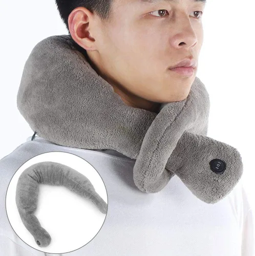 Vista 6 de Massage Pillow - Vibrating Massaging Neck Pillow Massage Therapy Cushion Relax Muscles Relieve Stress Massage Device