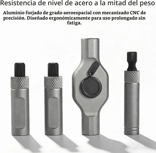 Vista 2 de Juego de destornilladores magnéticos de trinquete 24 en 1, kit de herramientas profesionales de precisión con estuche para electrónica, computadora