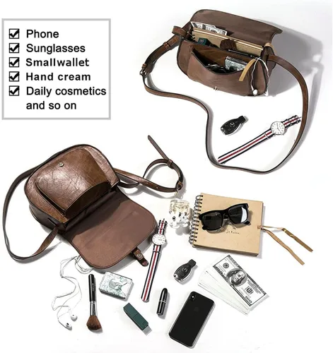 Vista 6 de Anna Jones Bolsa de hombro de tira ajustable, bandolera, cartera pequeña, para mujer