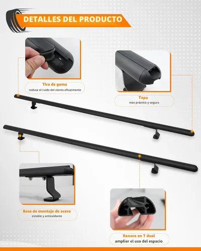 Vista 5 de MELIPRON - Soporte de techo para camión resistente, capacidad de 500 libras