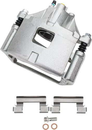 Vista 3 de Detroit Axle - Kit de freno delantero para Chevrolet Impala Monte Carlo Buick LeSabre Riviera Park Avenue Cadillac DeVille Olds Intrigue, Pinza