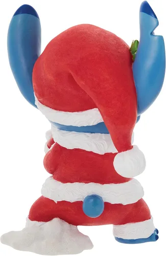 Vista 2 de Enesco Disney Showcase - Figura de Lilo y Stitch Santa Holding Scrump, 7.28 pulgadas, multicolor