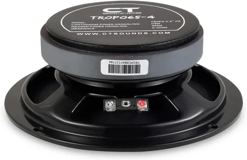 Vista 6 de CT Sounds TROPO65-4 Altavoz de rango medio de montaje superficial de 6.5 pulgadas, 175 vatios RMS, cada uno