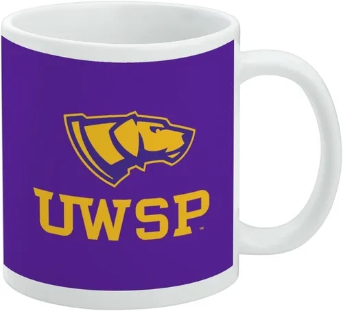 Vista 297 de Taza de cerámica con el logotipo principal de la Universidad Rider, taza de regalo novedosa para café, té y bebidas calientes, 11oz, blanca