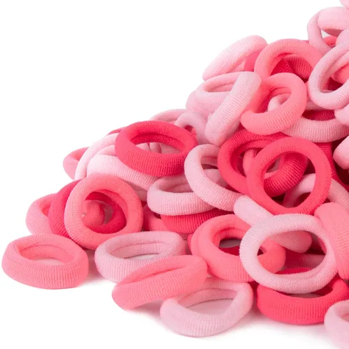 Vista 13 de Gomas para el pelo de bebé, gomas de algodón para niñas, bandas de pelo sin costuras para niños, coleteros elásticos para niñas, diámetro de 0.97