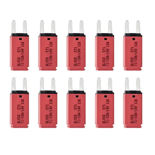 Vista 8 de Kit surtido de fusibles de cuchilla para disyuntor de cajero automático de reinicio automático de 14 V, 5 unidades (10A, 15A, 20A, 25A, 30A)