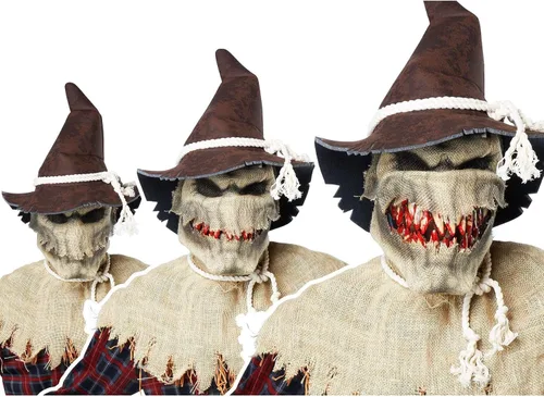 Vista 6 de Disfraz de California Costumes de espantapájaros malvado para hombre