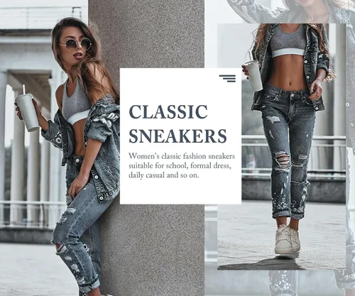 Vista 2 de Vepose 02A - Tenis de moda para mujer, zapatos casuales cómodos de vestir para mujer